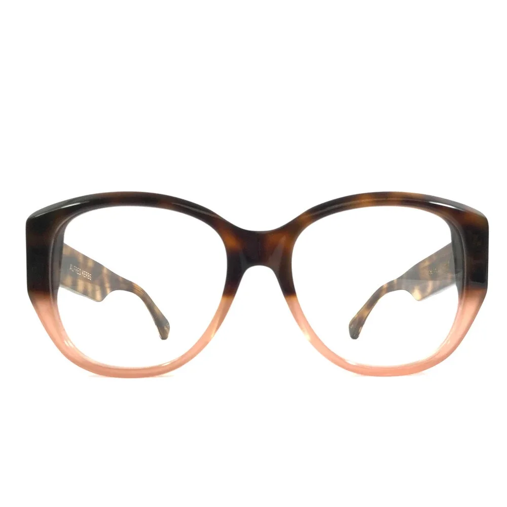 Alfred Kerbs Eyeglasses Frames LAURA HV Havana Tortoise Rose Pink 53-18-143